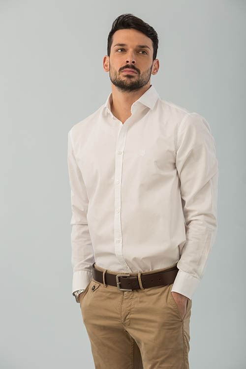 Camisa popelin on sale