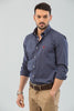 CAMISA POPELÍN REGULAR B NAVY