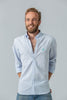 CAMISA LINO RAYAS SLIM