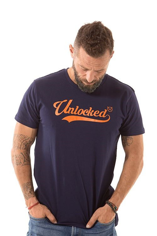 CAMISETA BASEBALL AZUL