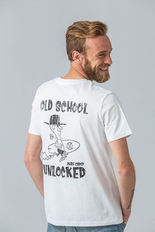 CAMISETA OLD SCHOOL WHITE