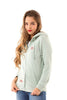 SUDADERA GREEN HOOD WOMAN